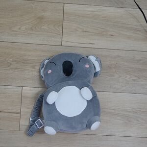 Gray Koala Plush Head Orotector for Kids That Learning To Walk One Size